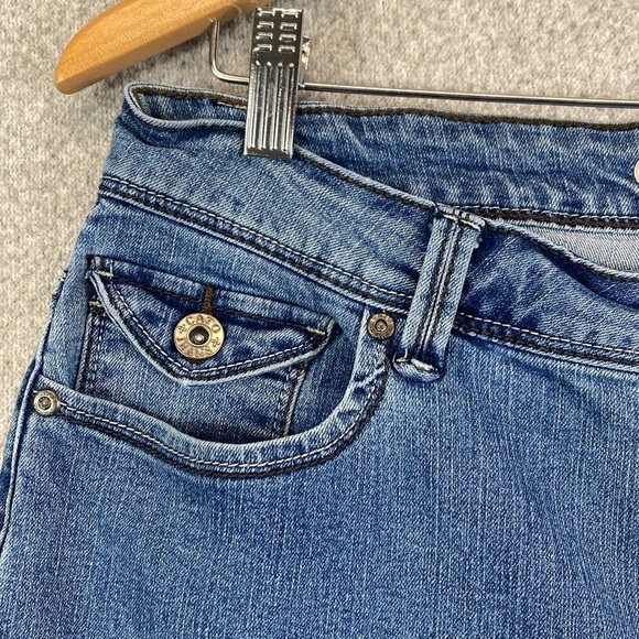 Cato bootcut flap pocket jeans size 14 coastal cowgirl western basics stretch - Picture 2 of 10